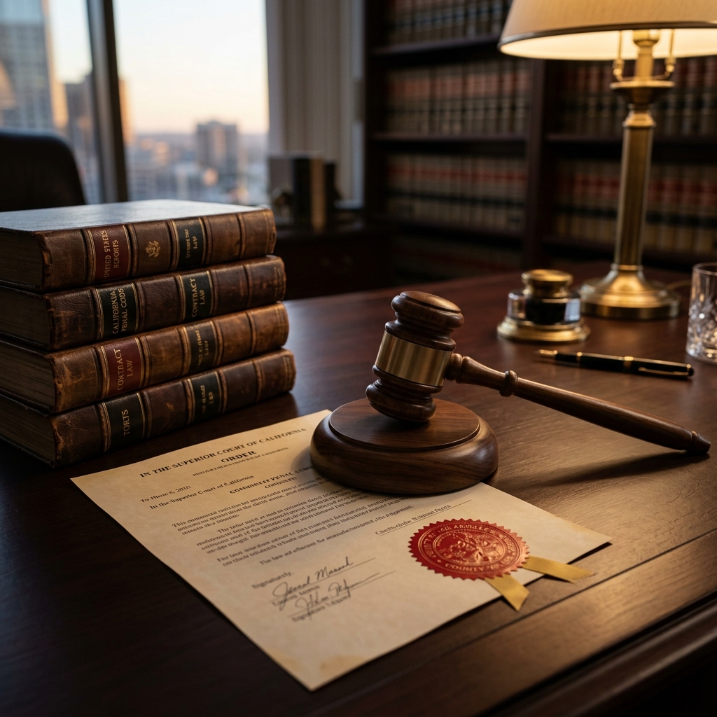Legal Gavel & Supreme Court Documentation