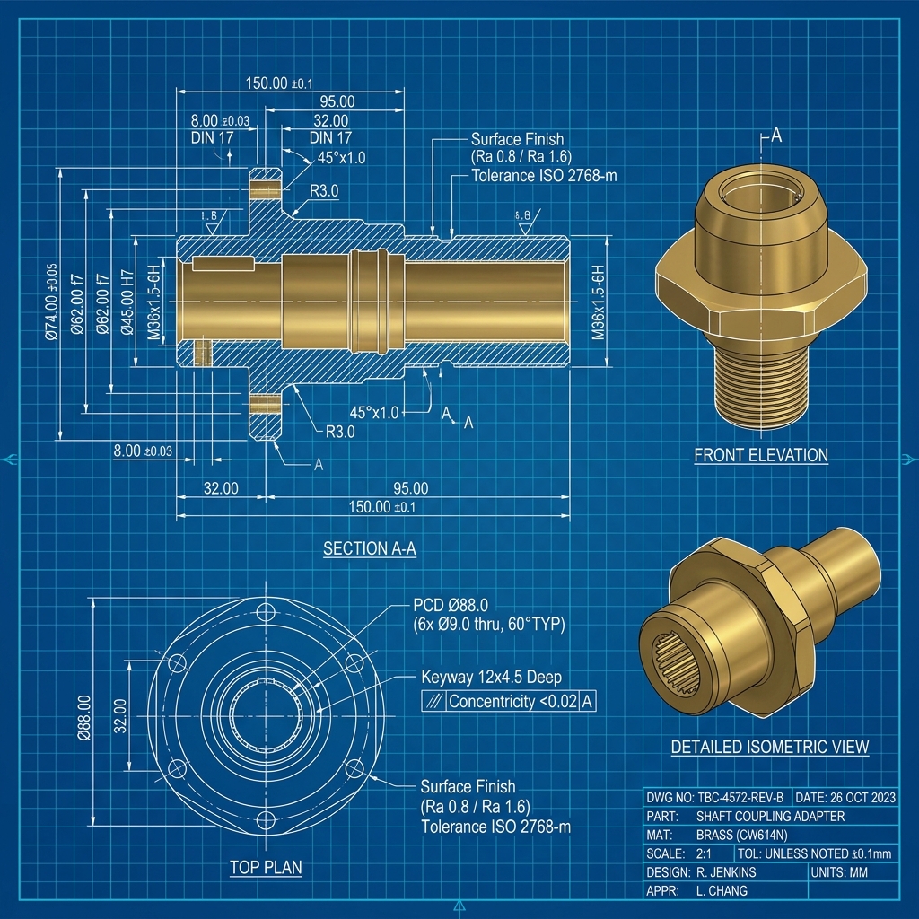 Automated QC / CAD Blueprint Engineering Diagram
