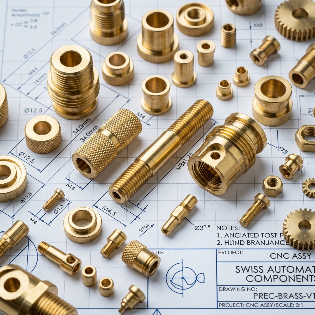 Precision CNC Turned Components