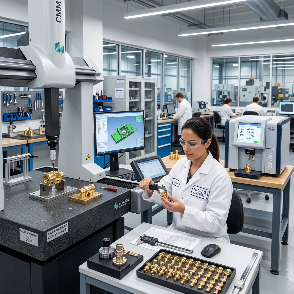 In-House Optical Spectrometer & CMM Quality Testing Lab